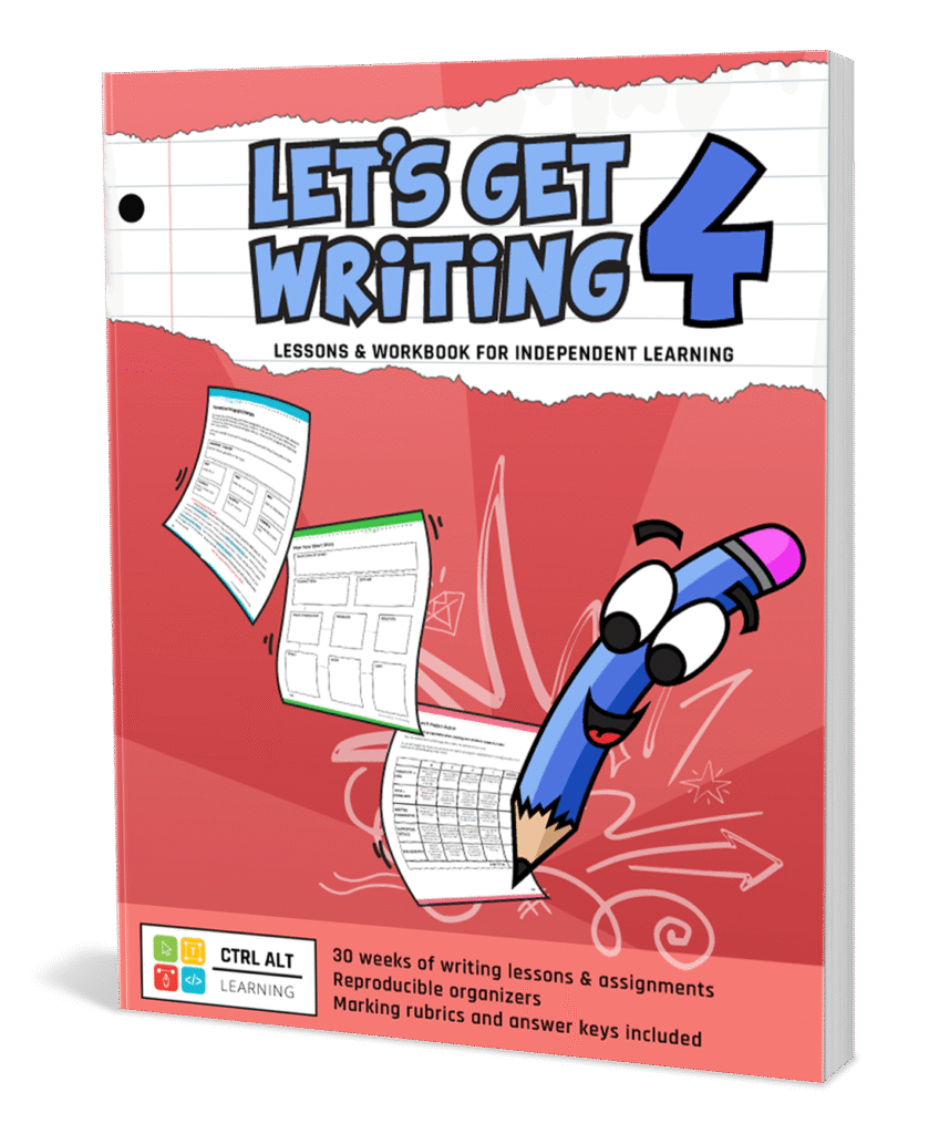 Let's Get Writing Workbook Grade 4 by Ctrl Alt Learning
