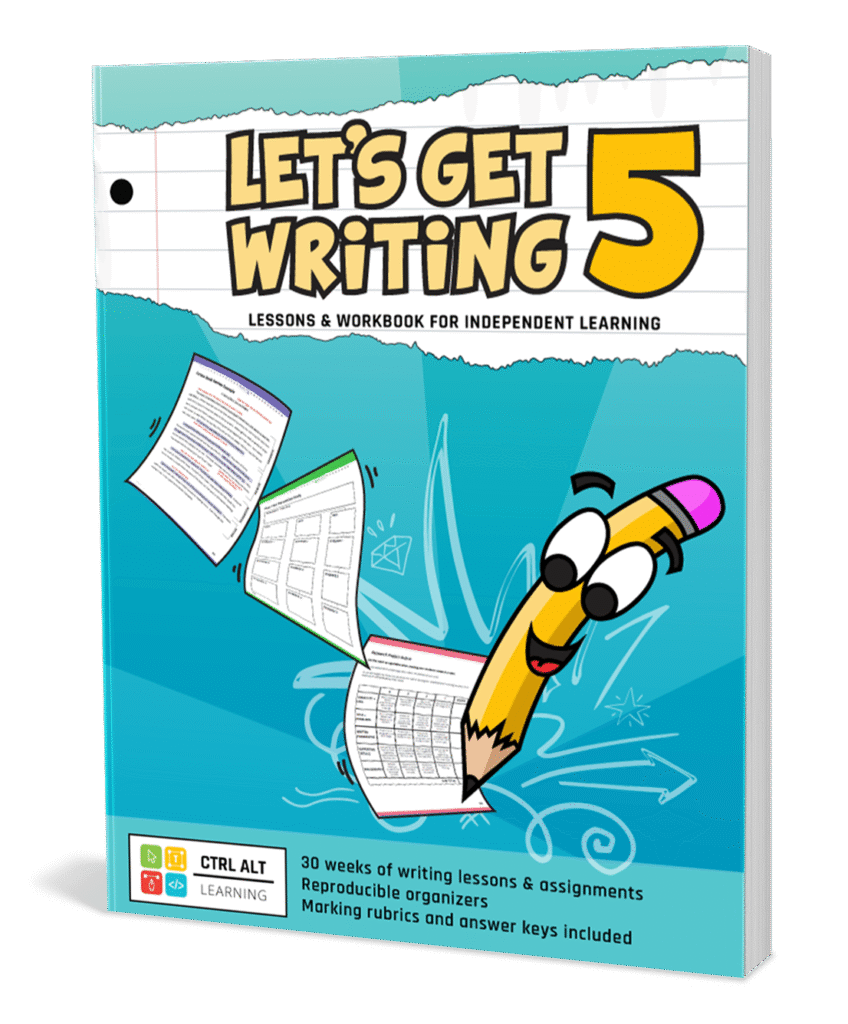 Let's Get Writing Workbook Grade 5 by Ctrl Alt Learning