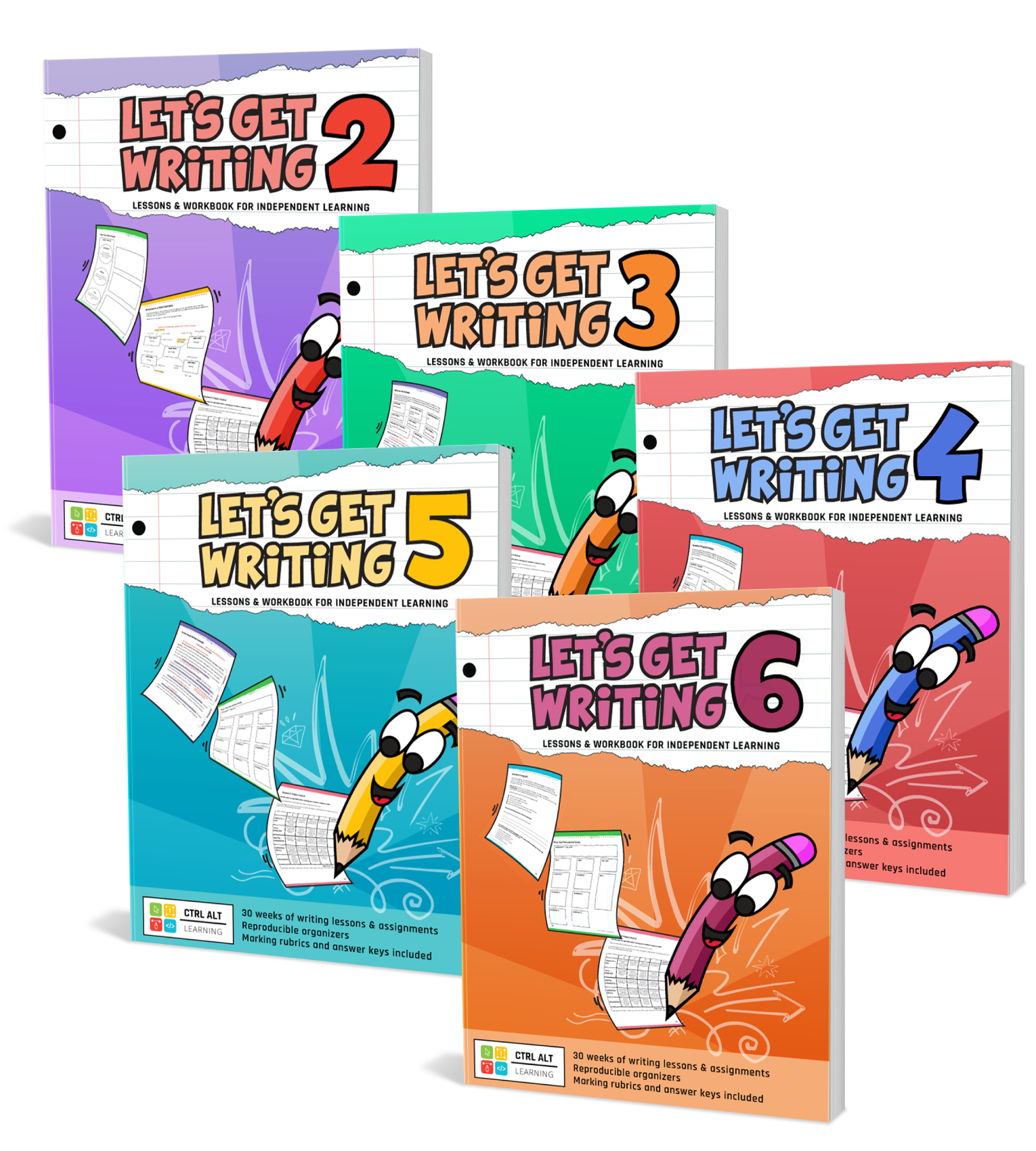 Let's Get Writing Series by Ctrl Alt Learning